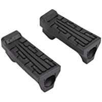 Broco 1 par frontal de goma del pedal reposapiés clavijas del pie apto for Yamaha YBR 125
